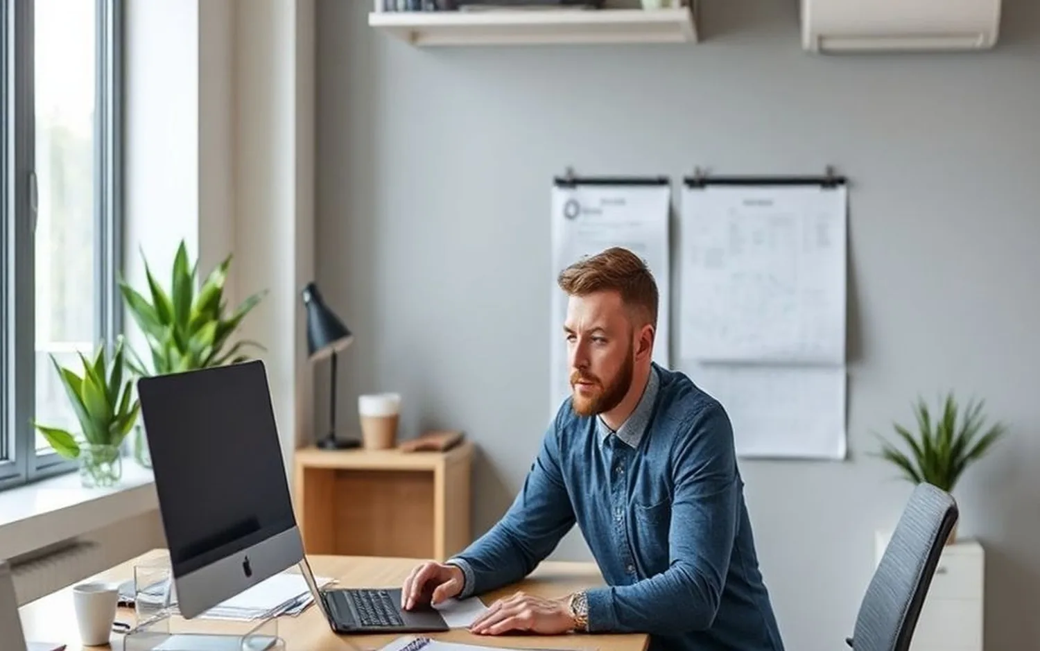 Professional tax consultation workspace